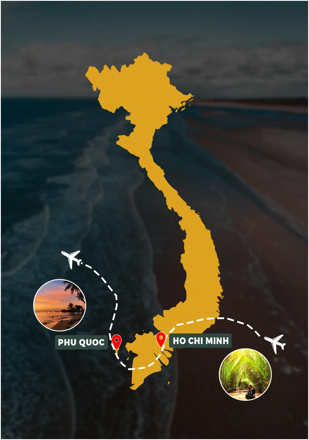South Maldives route map: Hulhumalé – South Ari Atoll Island