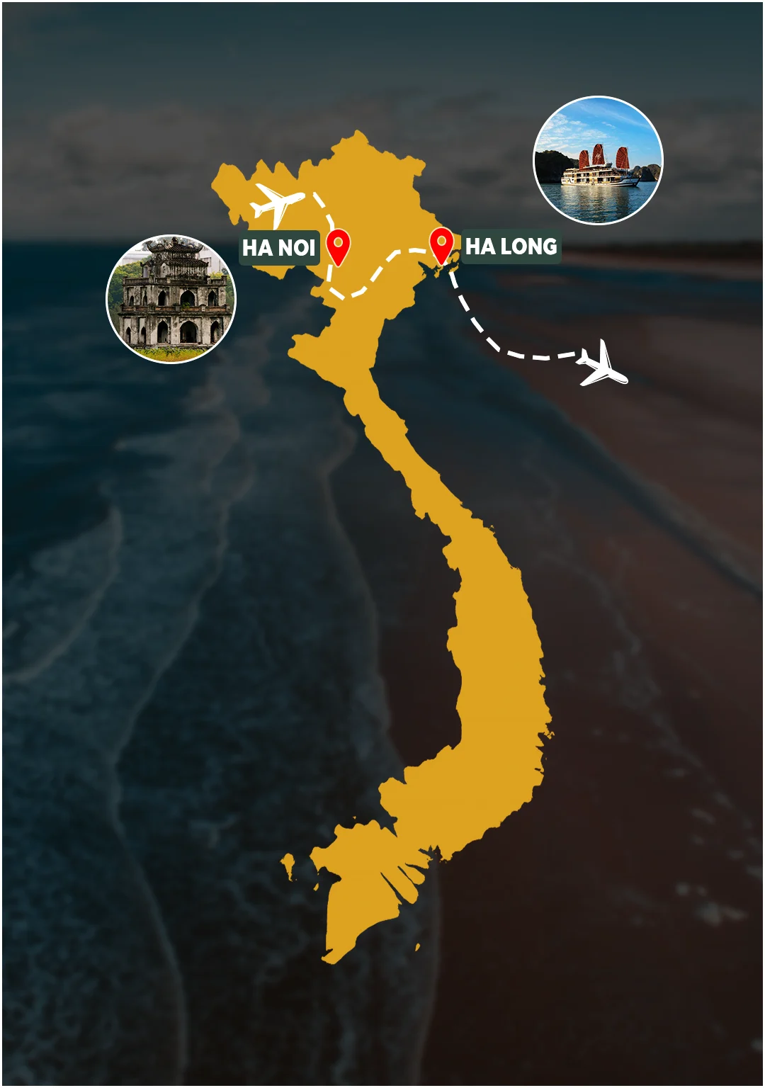 Luxury Tour to North of Maldives: Malé – Baa Atoll route map