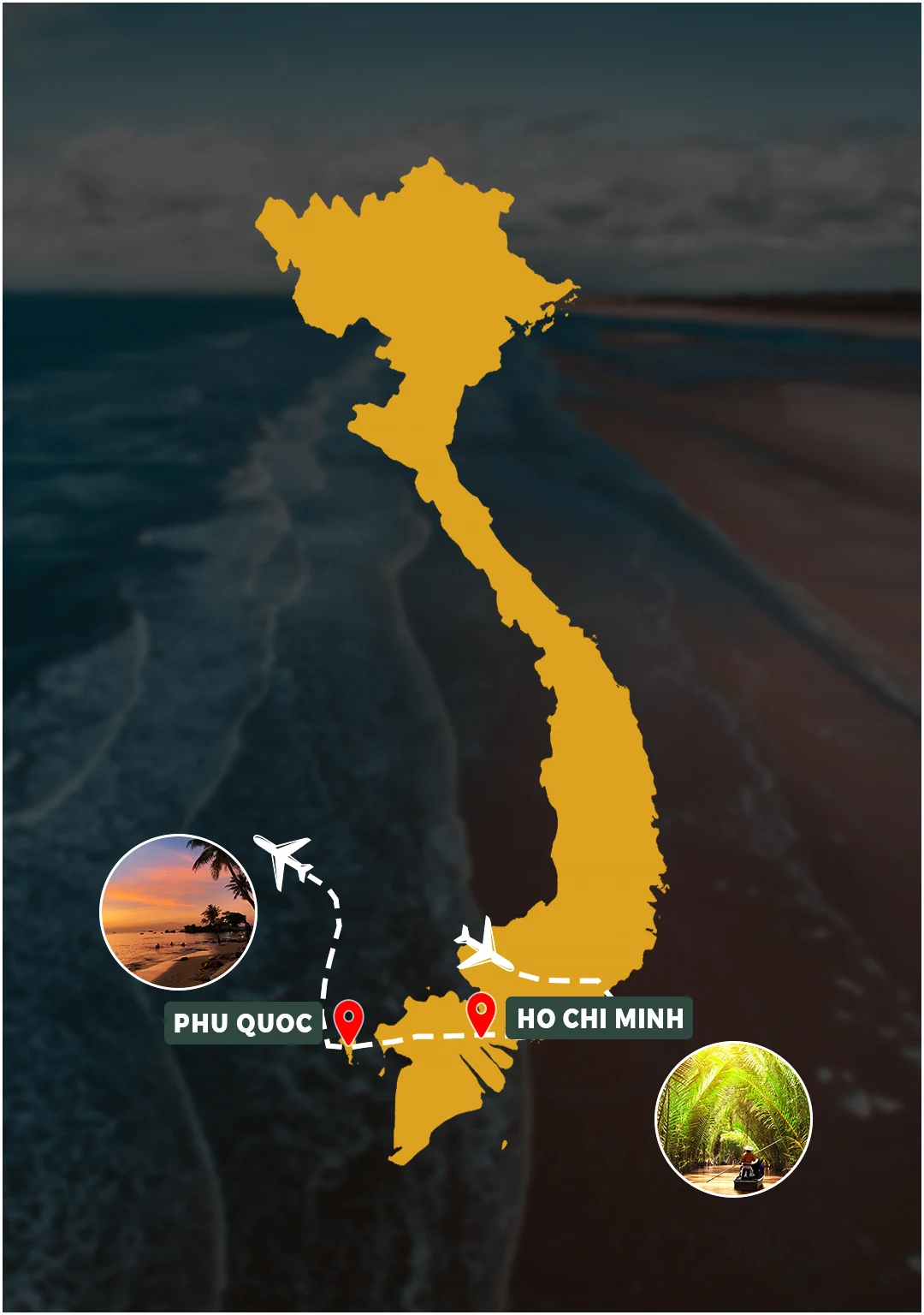 Maldives Beach Bliss – South Ari Atoll route map