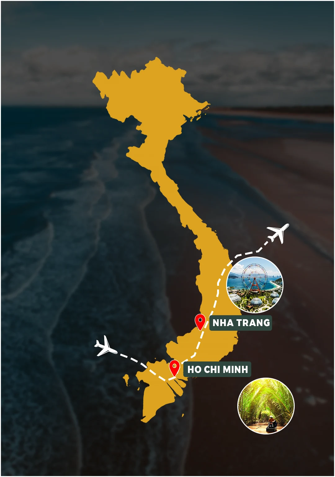 South of Maldives with Beach Holiday in North Malé Atoll route map
