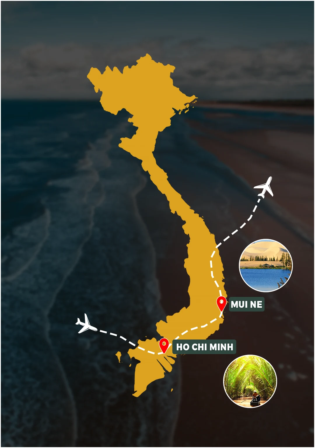 Route map: Hulhumalé – Dhigurah – Hulhumalé